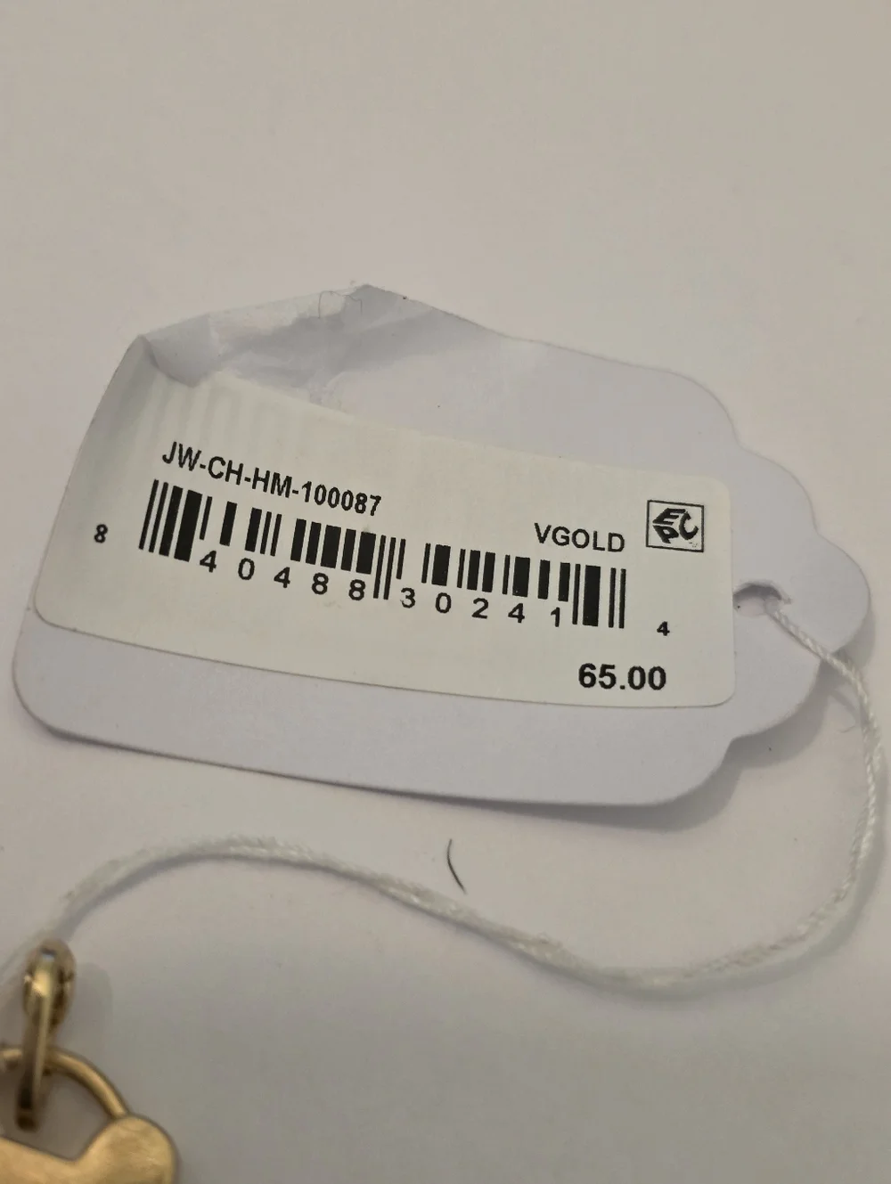 Clare V Padlock Locket Vintage Gold Color. New With Tag. - Picture 6 of 7